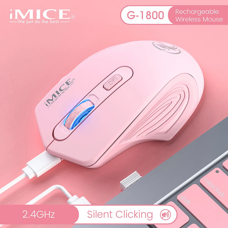 🖱️ Mouse Sem Fio Silencioso Recarregável – Precisão, Conforto e Zero Ruído!