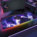 Mousepad RGB Jujutsu Kaisen - Energia Amaldiçoada no seu setup!
