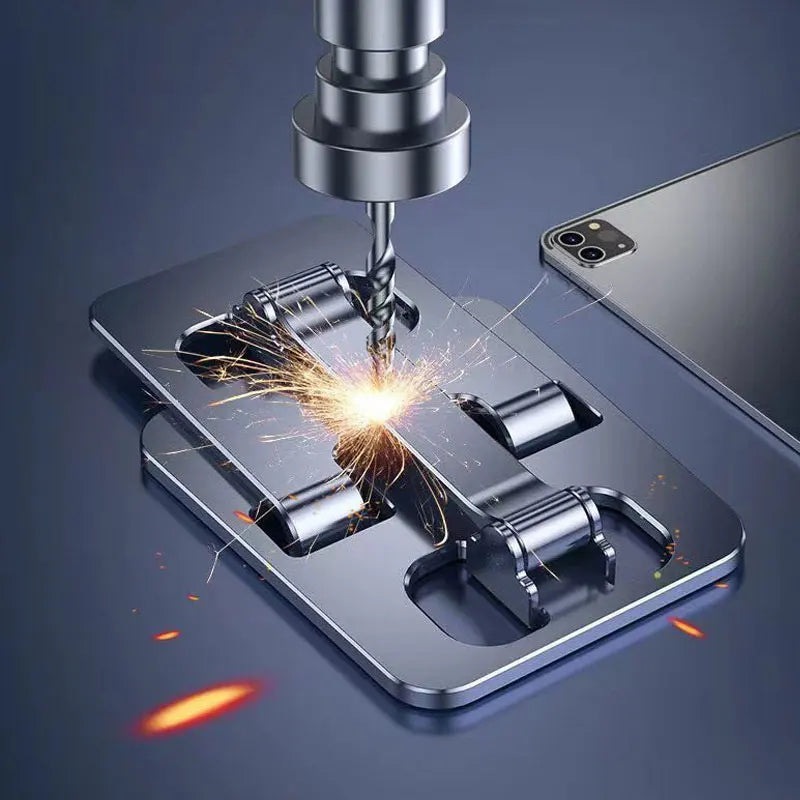 📱 Suporte Dobrável Universal em Alumínio – Elegância, Estabilidade e Conforto em Um Só Produto!