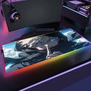 Mousepad RGB Jujutsu Kaisen - Energia Amaldiçoada no seu setup!