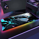 Mousepad RGB Jujutsu Kaisen - Energia Amaldiçoada no seu setup!