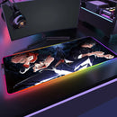Mousepad RGB Jujutsu Kaisen - Energia Amaldiçoada no seu setup!