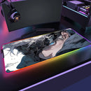 Mousepad RGB Jujutsu Kaisen - Energia Amaldiçoada no seu setup!