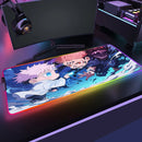 Mousepad RGB Jujutsu Kaisen - Energia Amaldiçoada no seu setup!